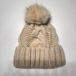 H&M Cream Knit Beanie